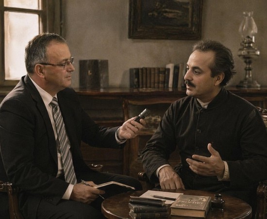 لقاء صحفي فكري مع الفيلسوف والأديب اللبناني جبران خليل جبران